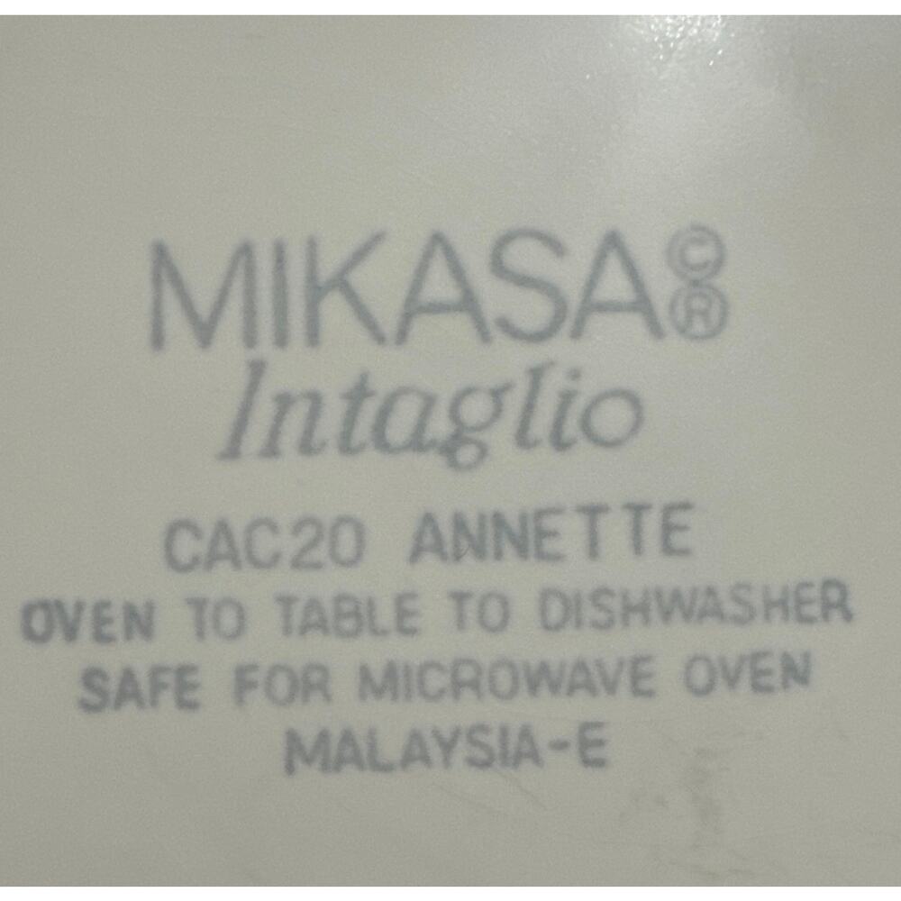 Mikasa Intaglio- "Annette" 6-3/8" Coupe Cereal Bowl, Set of 4 CAC20 - Picture 3 of 11